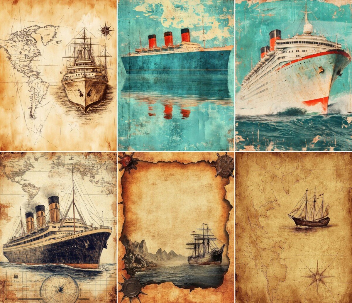 vintage preview 5 – Journal Pages