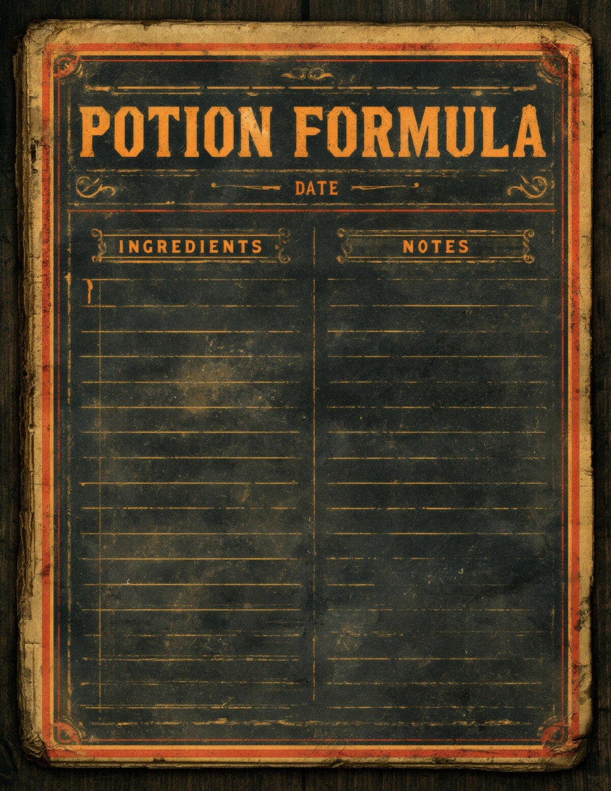 potion preview 5 – Journal Pages