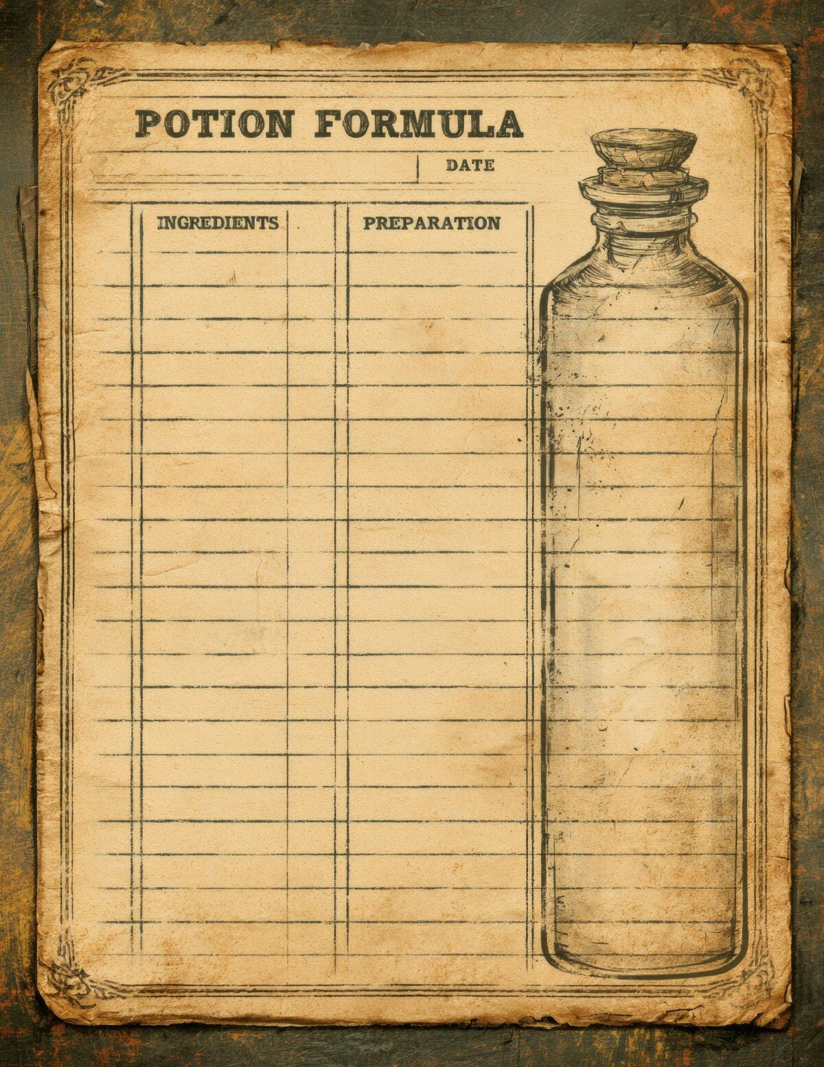 potion preview 6 – Journal Pages