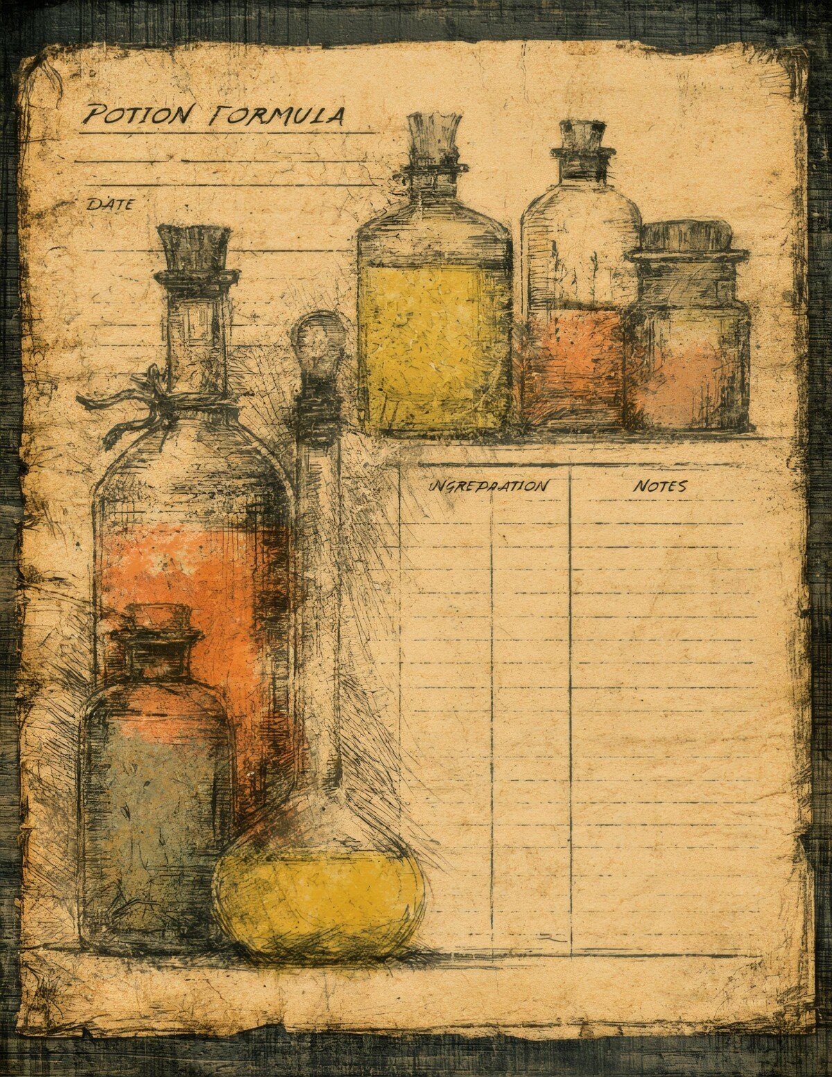 potion preview 10 – Journal Pages