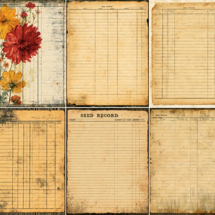 vintage preview 2 – Journal Pages