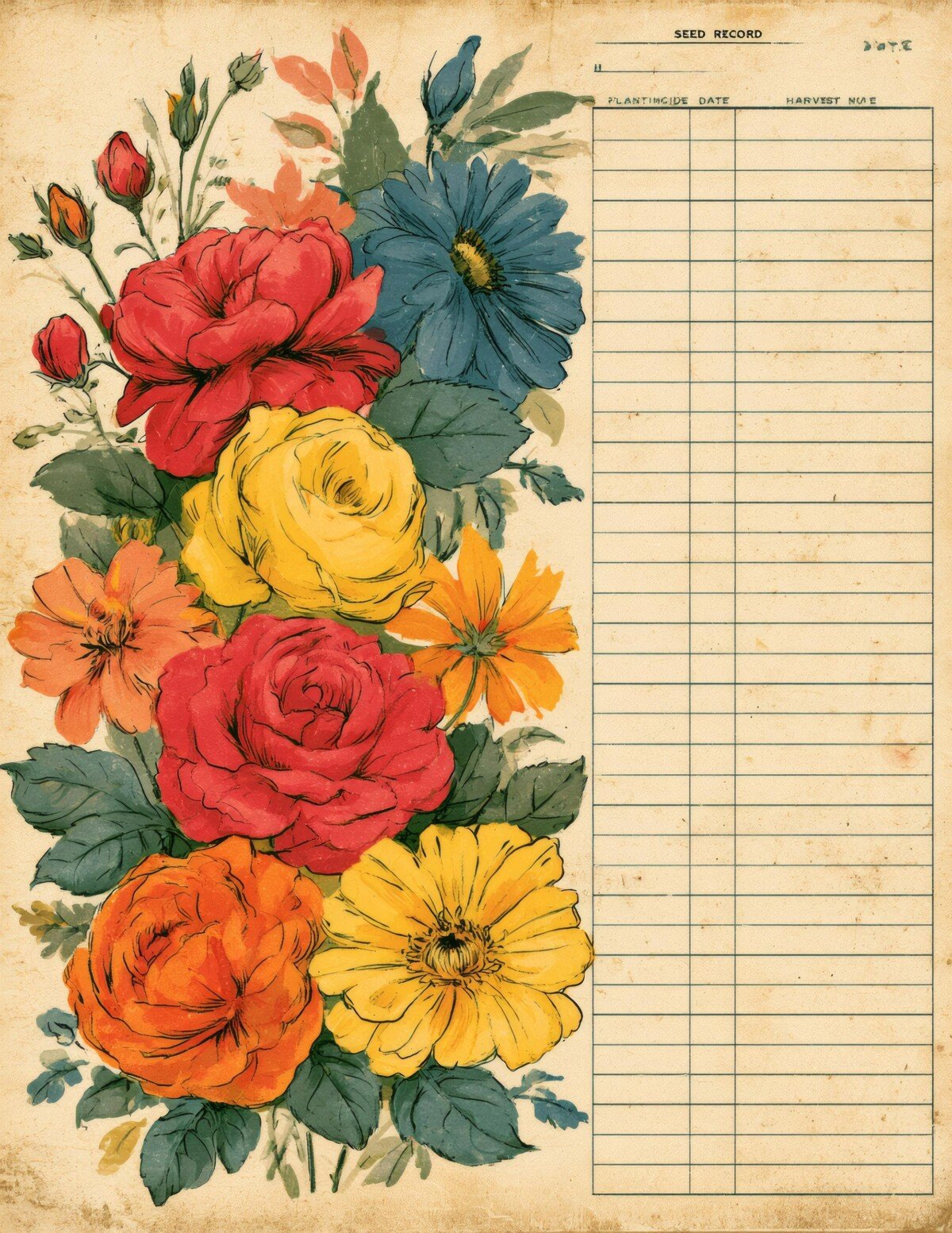 vintage preview 7 – Journal Pages