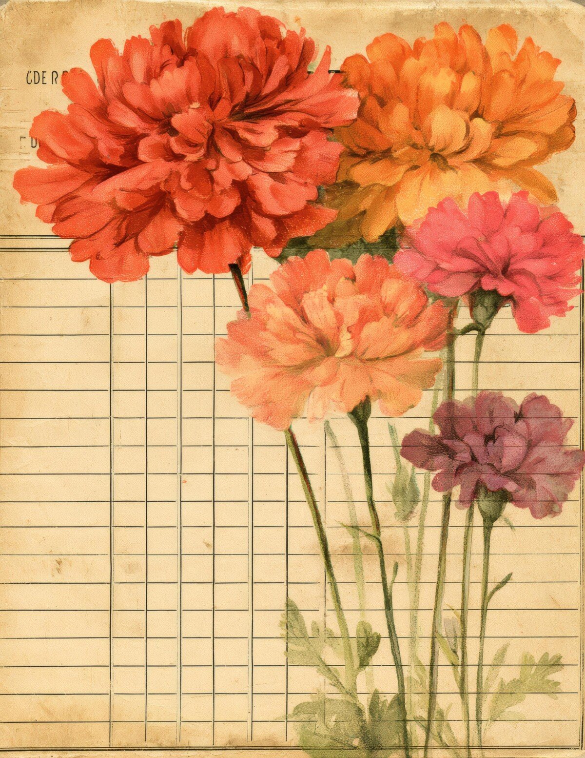 vintage preview 8 – Journal Pages