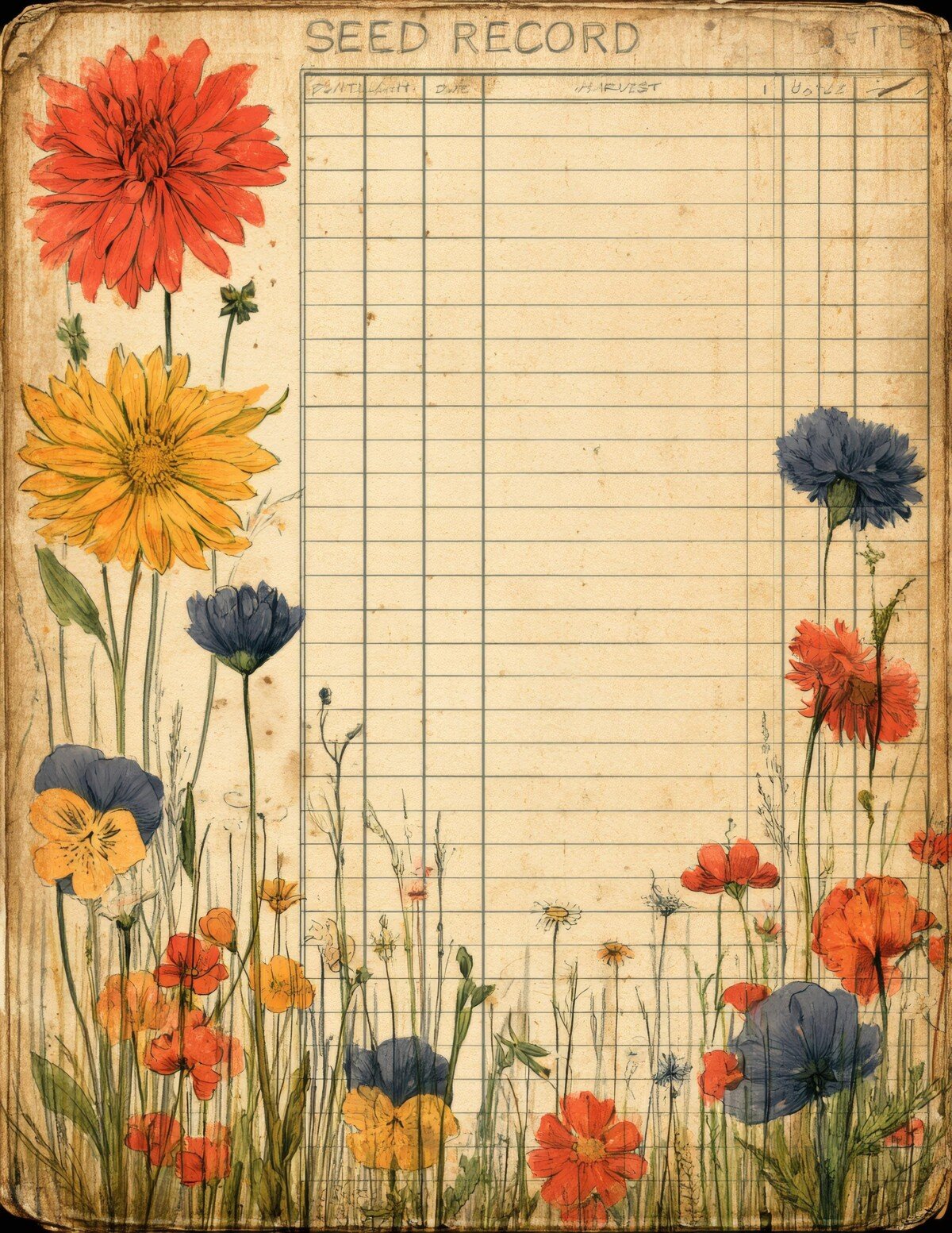 vintage preview 10 – Journal Pages