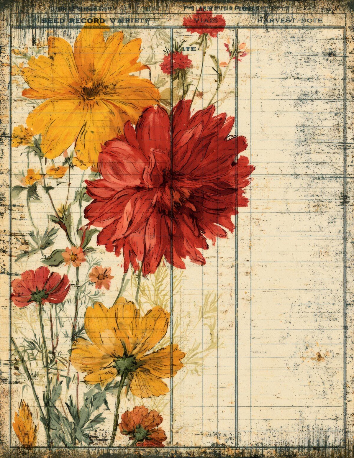 vintage preview 9 – Journal Pages
