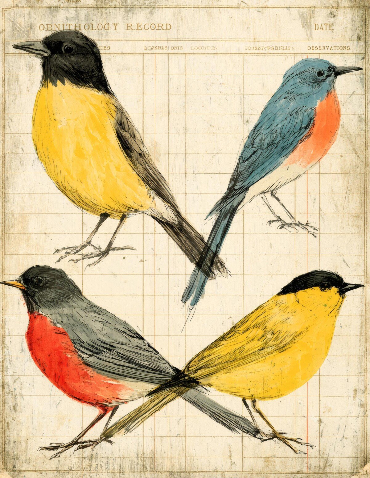 ornithology preview 4 – Journal Pages