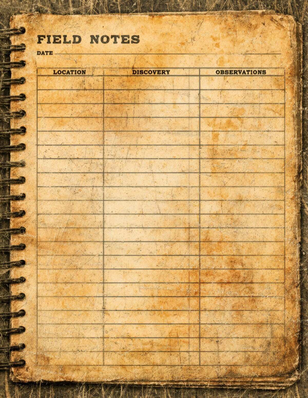 vintage preview 3 – Journal Pages