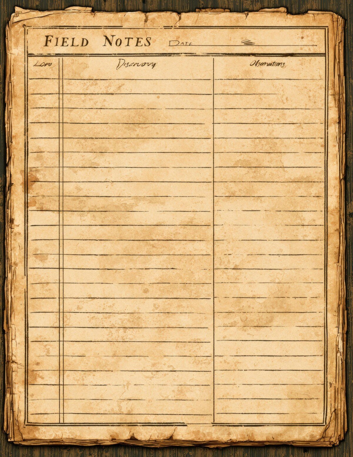 vintage preview 7 – Journal Pages