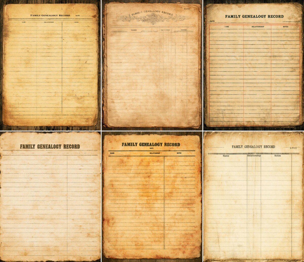 vintage preview 2 – Journal Pages
