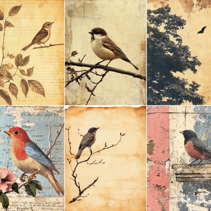 antique preview 2 – Journal Pages