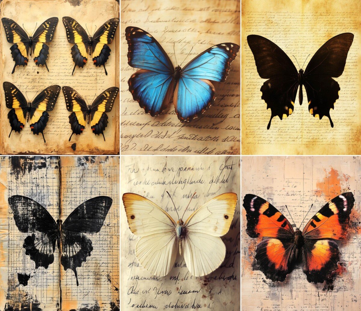 antique preview 2 – Journal Pages