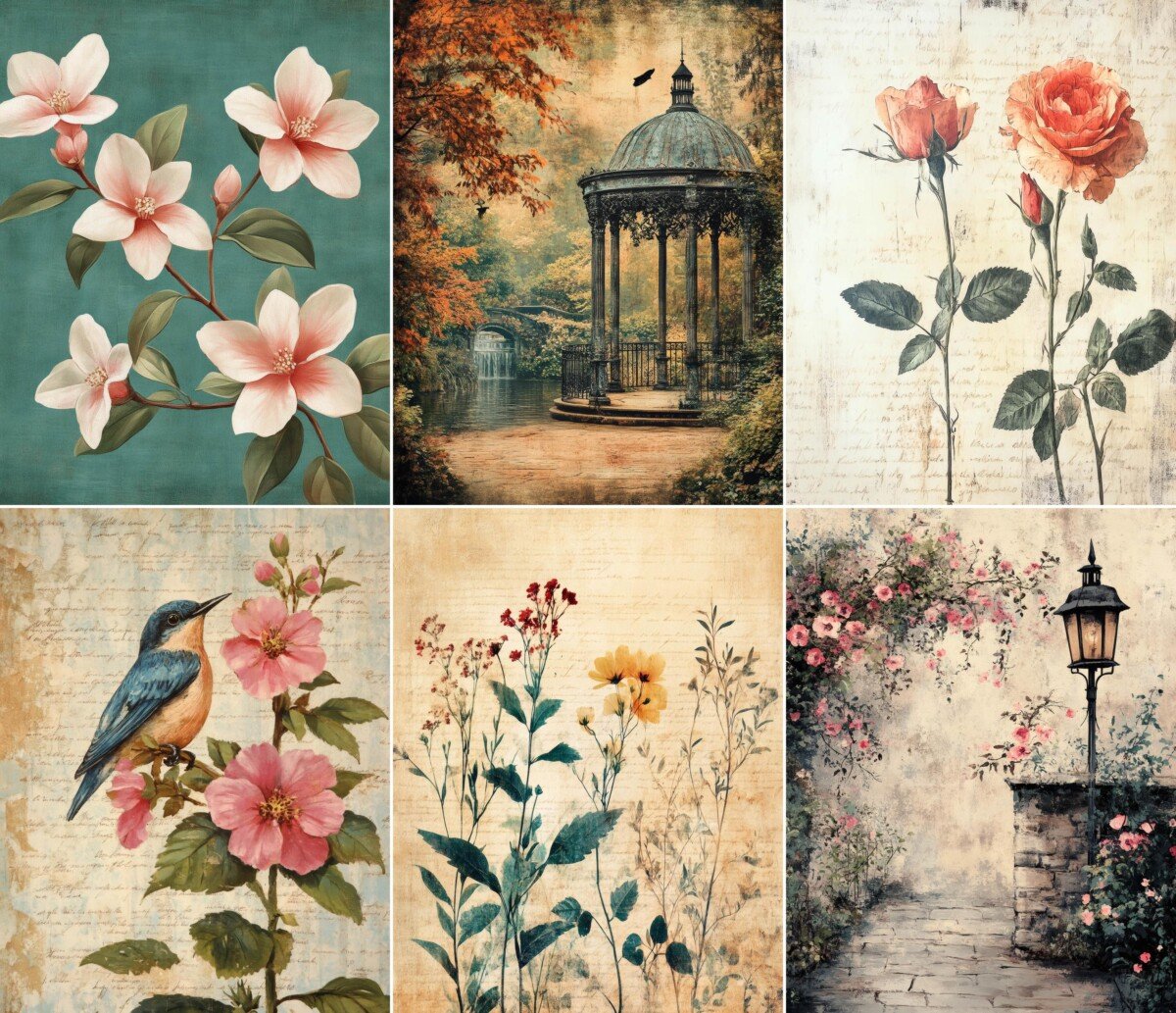antique preview 2 – Journal Pages