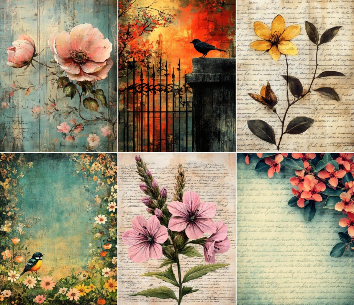 antique preview 5 – Journal Pages