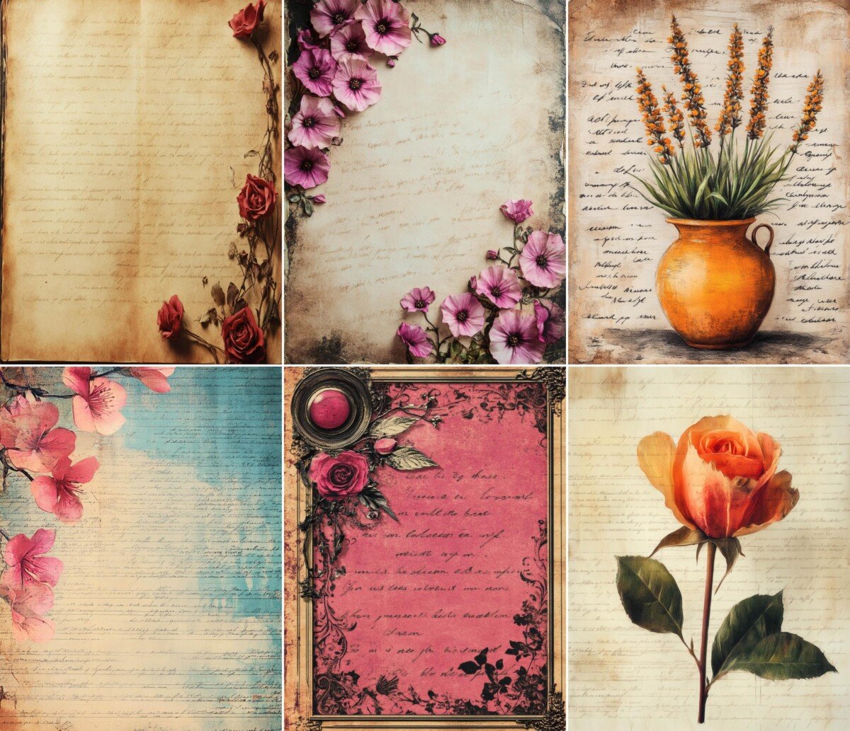 antique preview 10 – Journal Pages