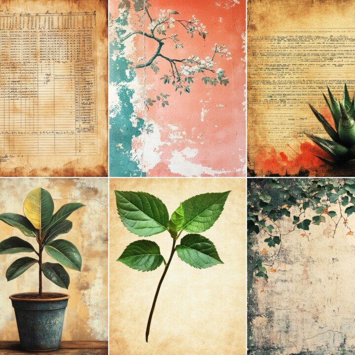 antique preview 2 – Journal Pages