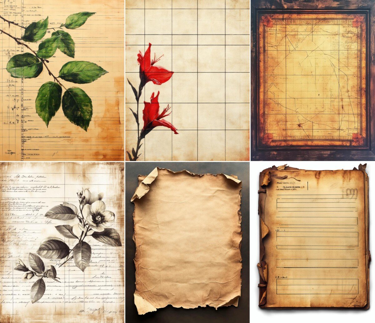 antique preview 7 – Journal Pages