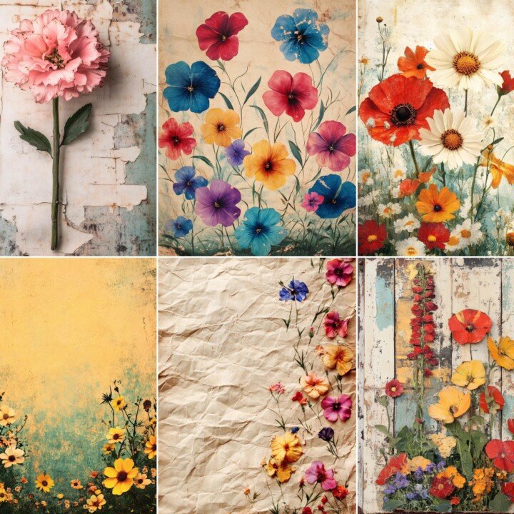 antique preview 2 – Journal Pages