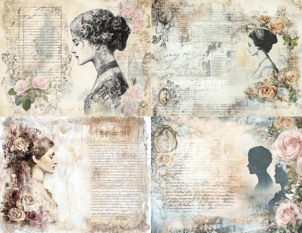 Victorian Lace Romance Papers - Image 3