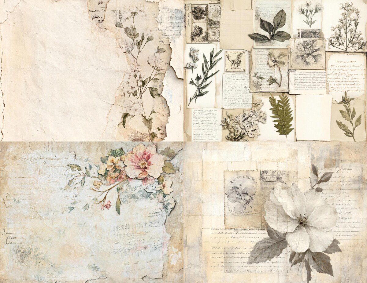 vintage preview 3 – Fussy Cuts
