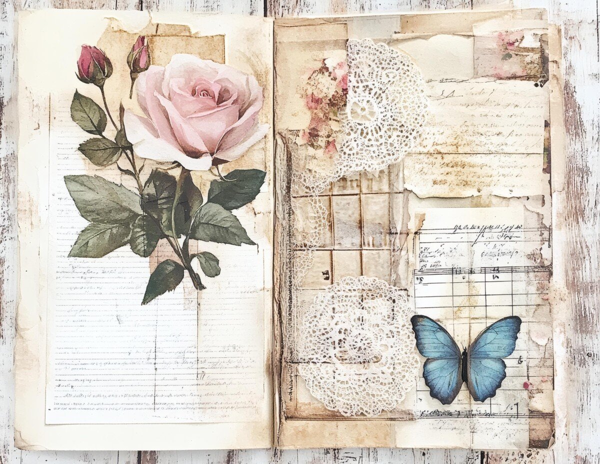 vintage preview 8 – Journal Pages