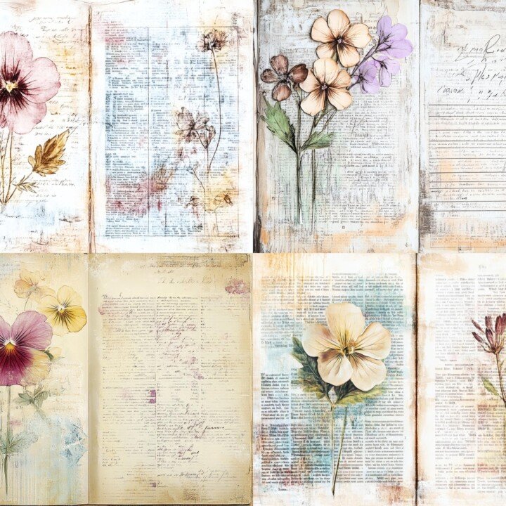 vintage preview 2 – Journal Pages