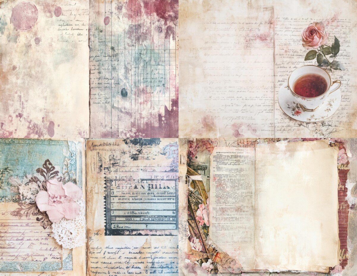 vintage preview 3 – Fussy Cuts