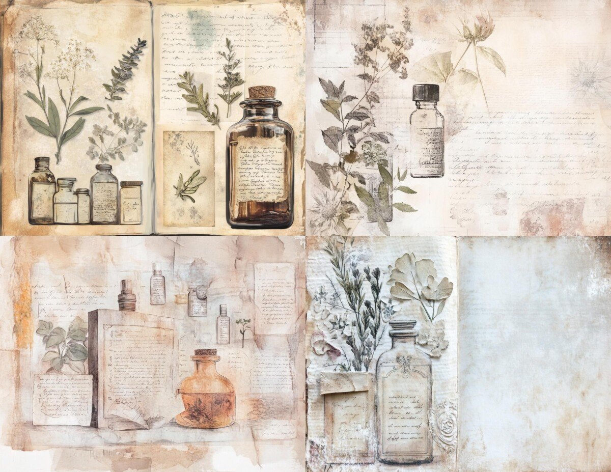 vintage preview 2 – Journal Pages