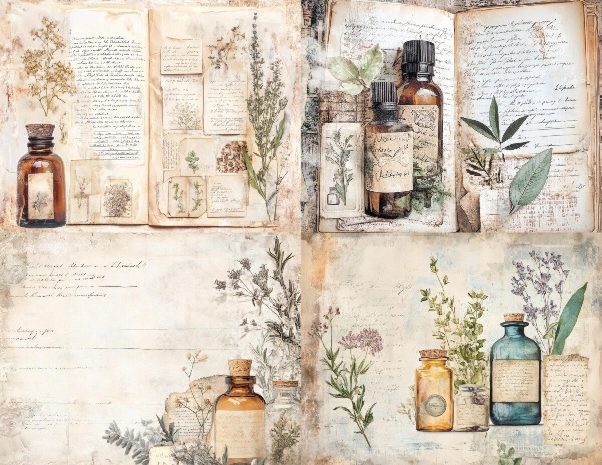 vintage preview 5 – Journal Pages