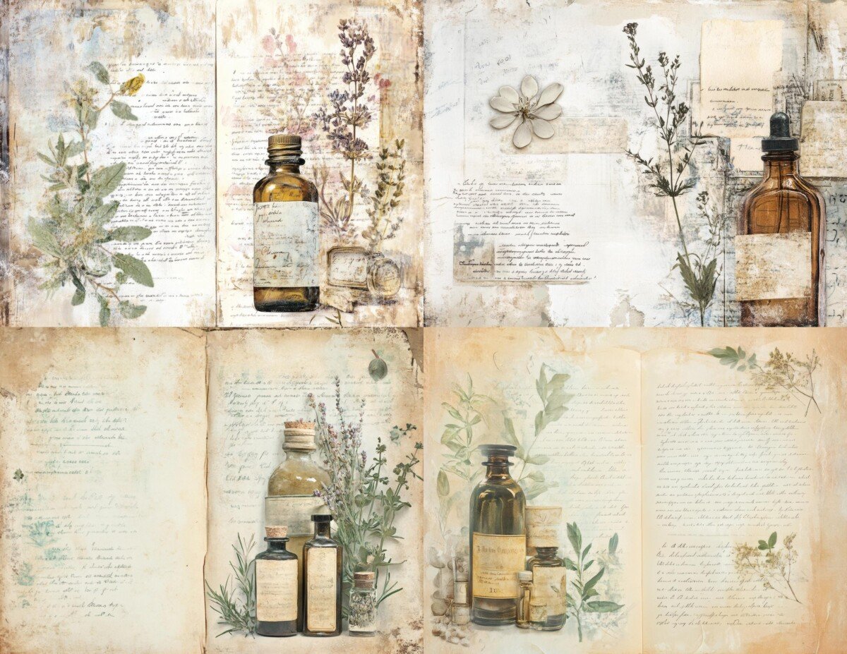 vintage preview 3 – Journal Pages