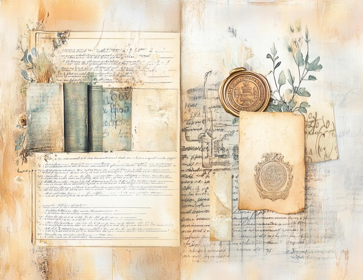 vintage preview 10 – Journal Pages