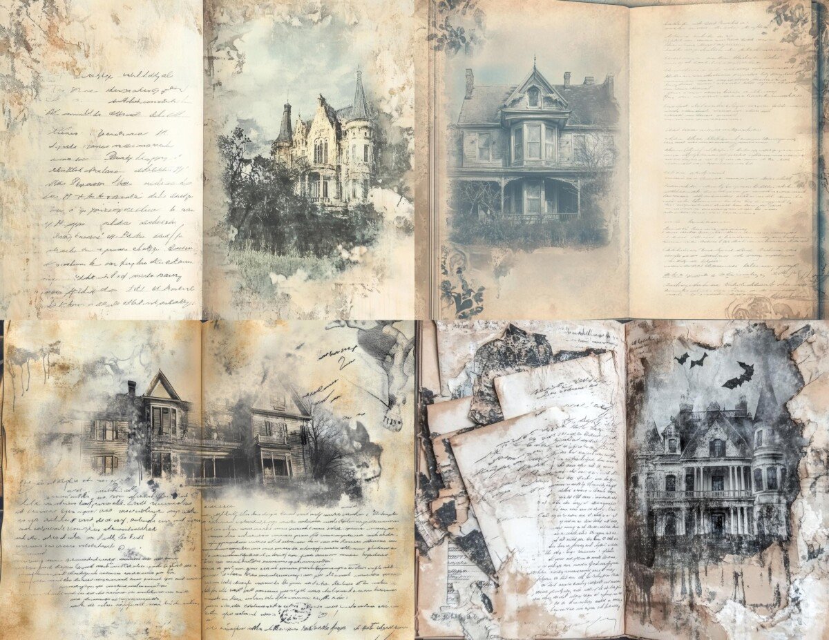 haunted – Haunted Mansion Junk Journal Pages