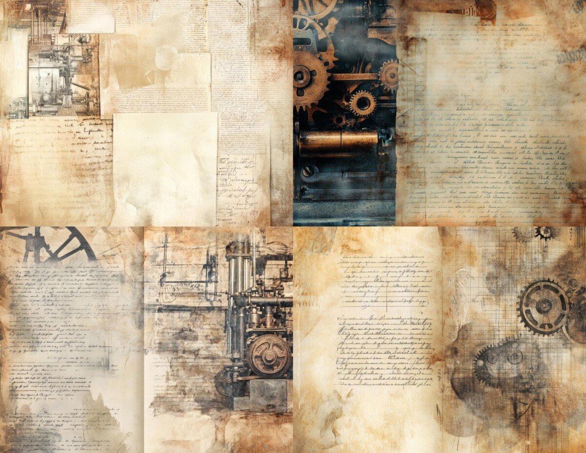 steampunk preview 2 – Journal Pages