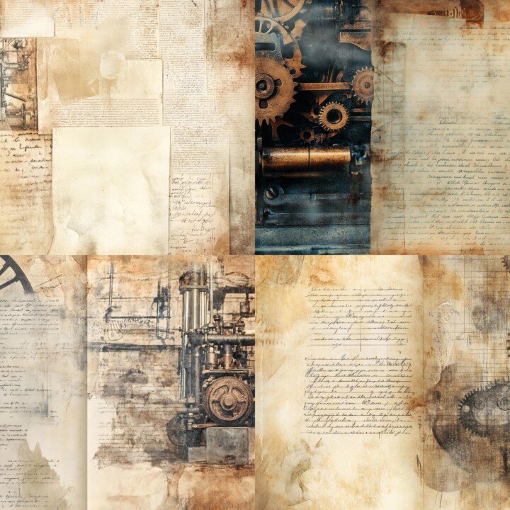 steampunk preview 2 – Journal Pages