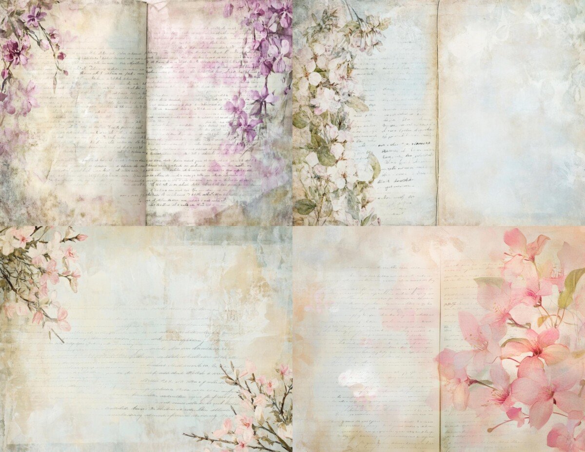 vintage – Vintage Blossom Journal Pages