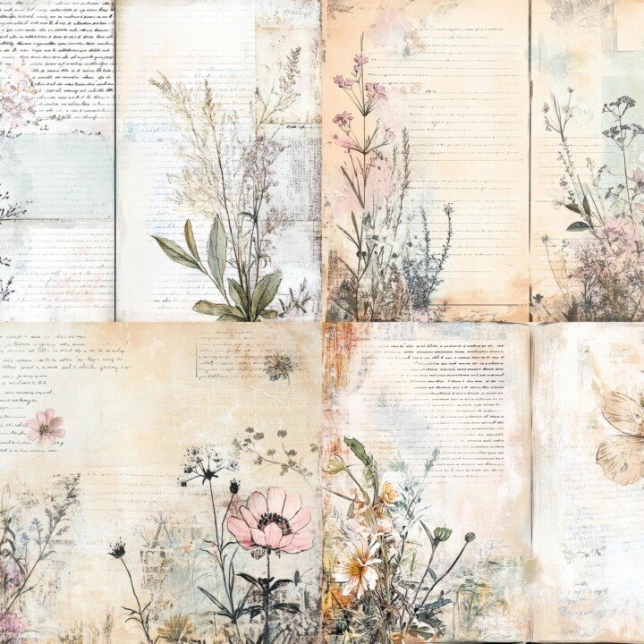 cottagecore preview 2 – Journal Pages