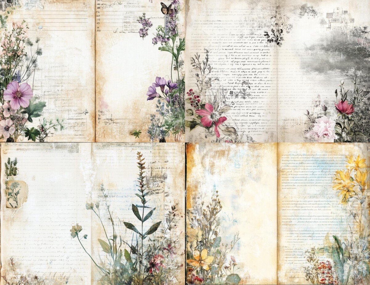 cottagecore preview 4 – Journal Pages