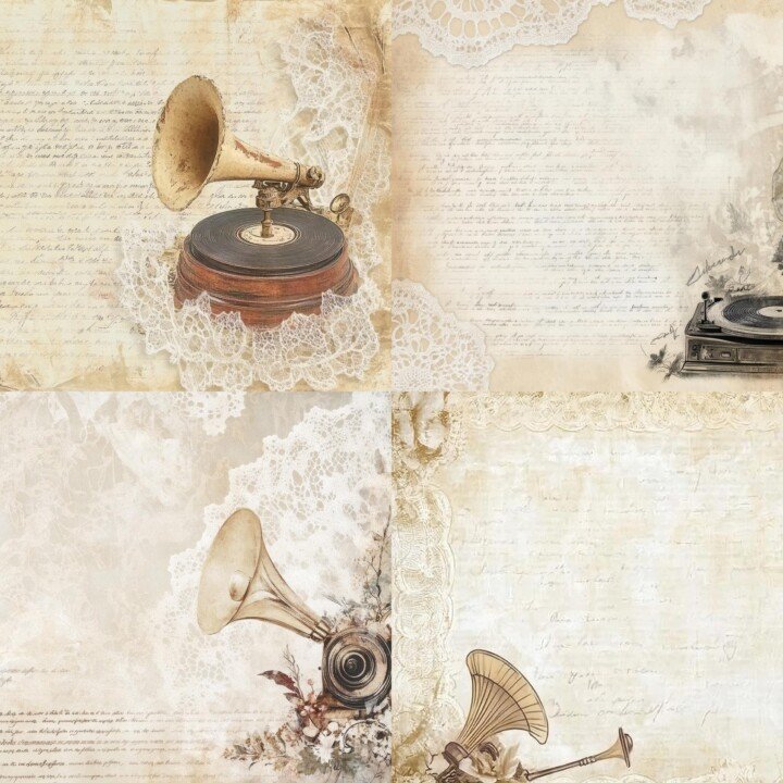 vintage preview 2 – Journal Pages