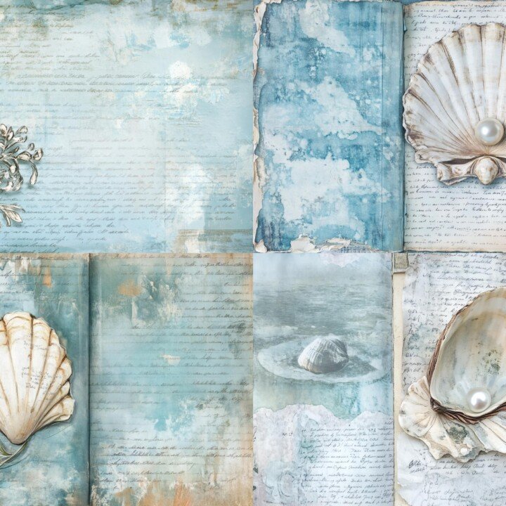 vintage – Vintage Coastal Set 2 Pages