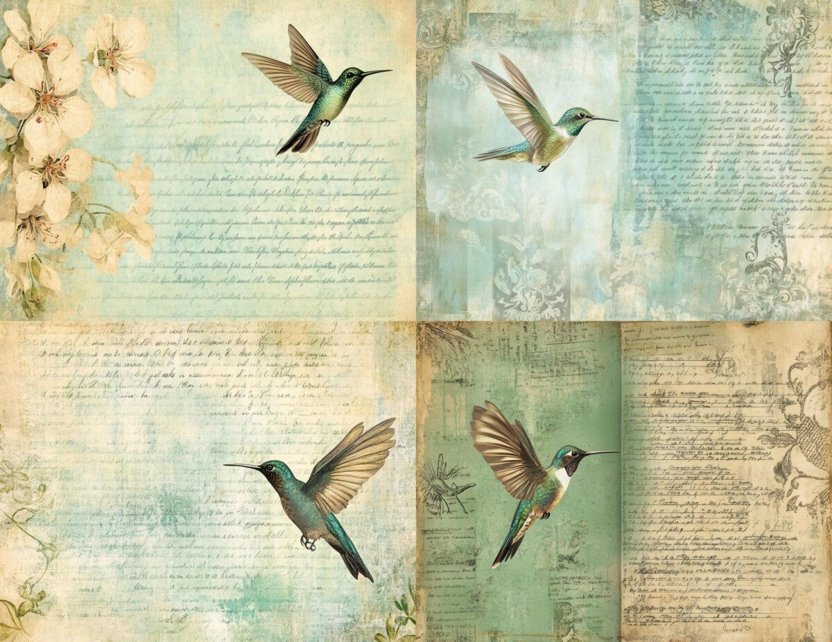 vintage – Vintage Hummingbird Journal Pages