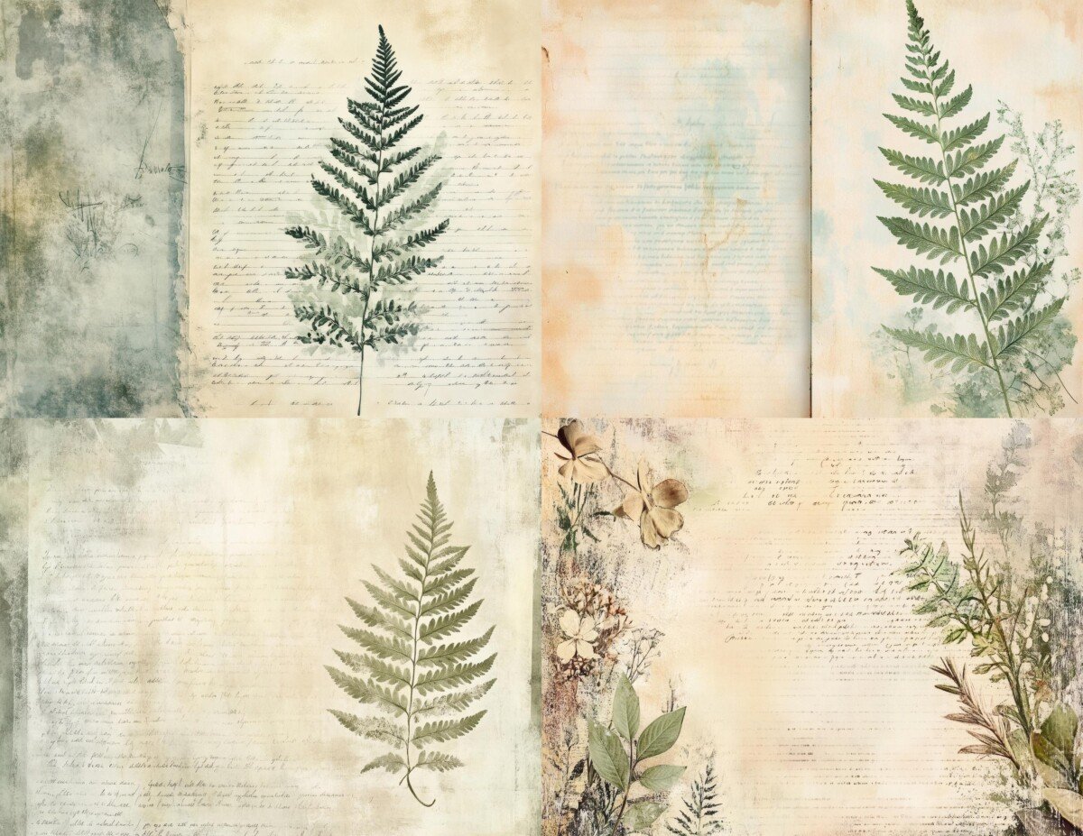 vintage – Vintage Botanical Set 3 Pages