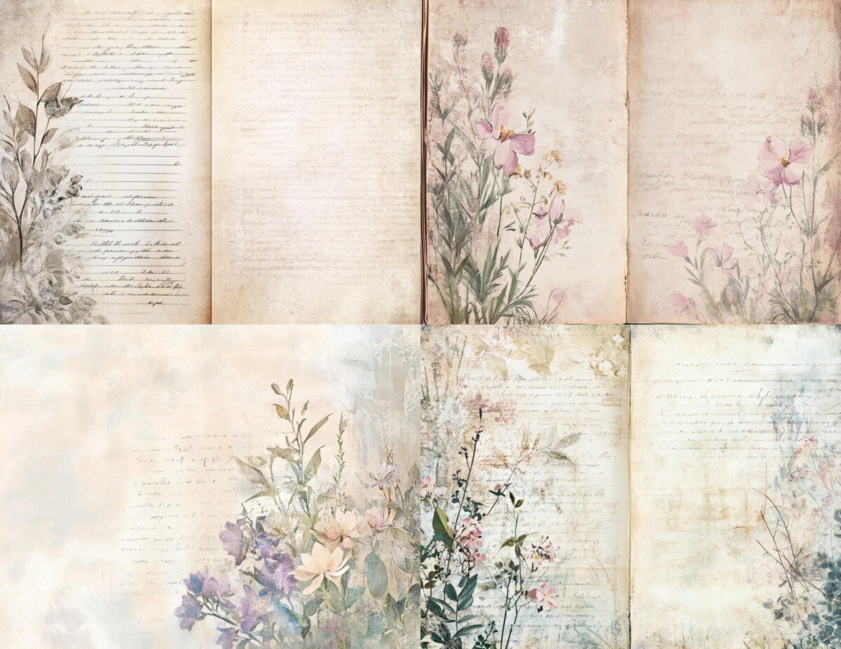 vintage preview 5 – Journal Pages