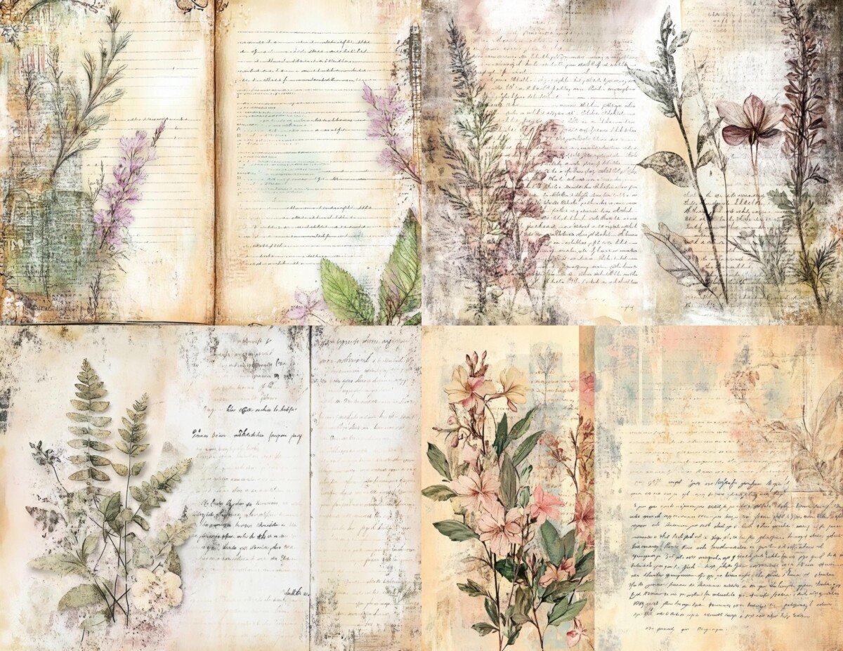 vintage preview 2 – Journal Pages