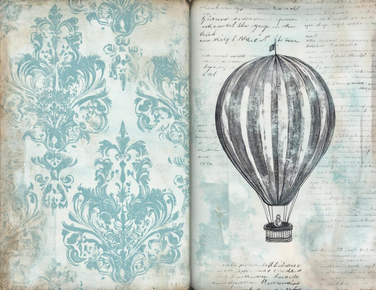 vintage preview 5 – Journal Pages