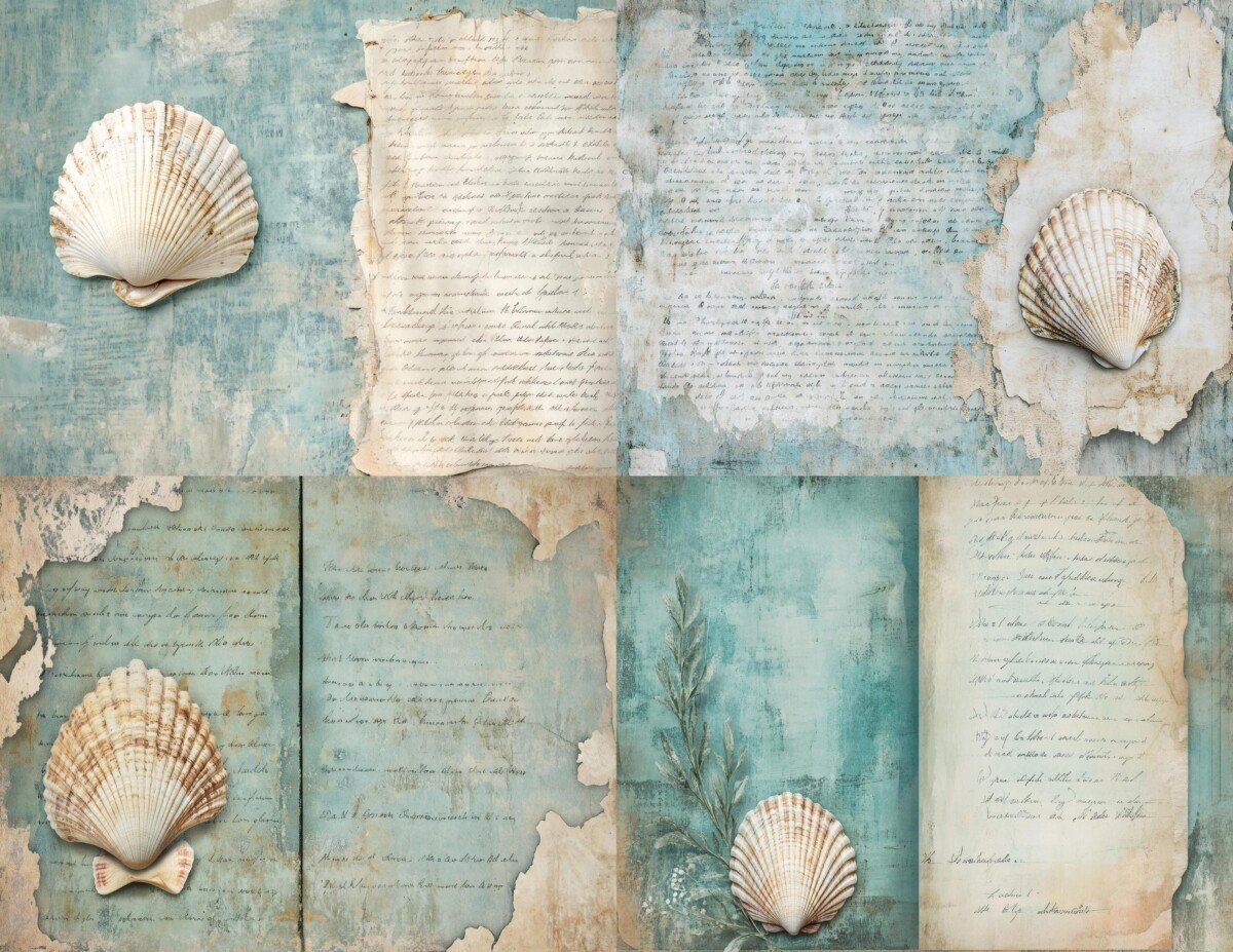 vintage – Vintage Seashell Journal Pages
