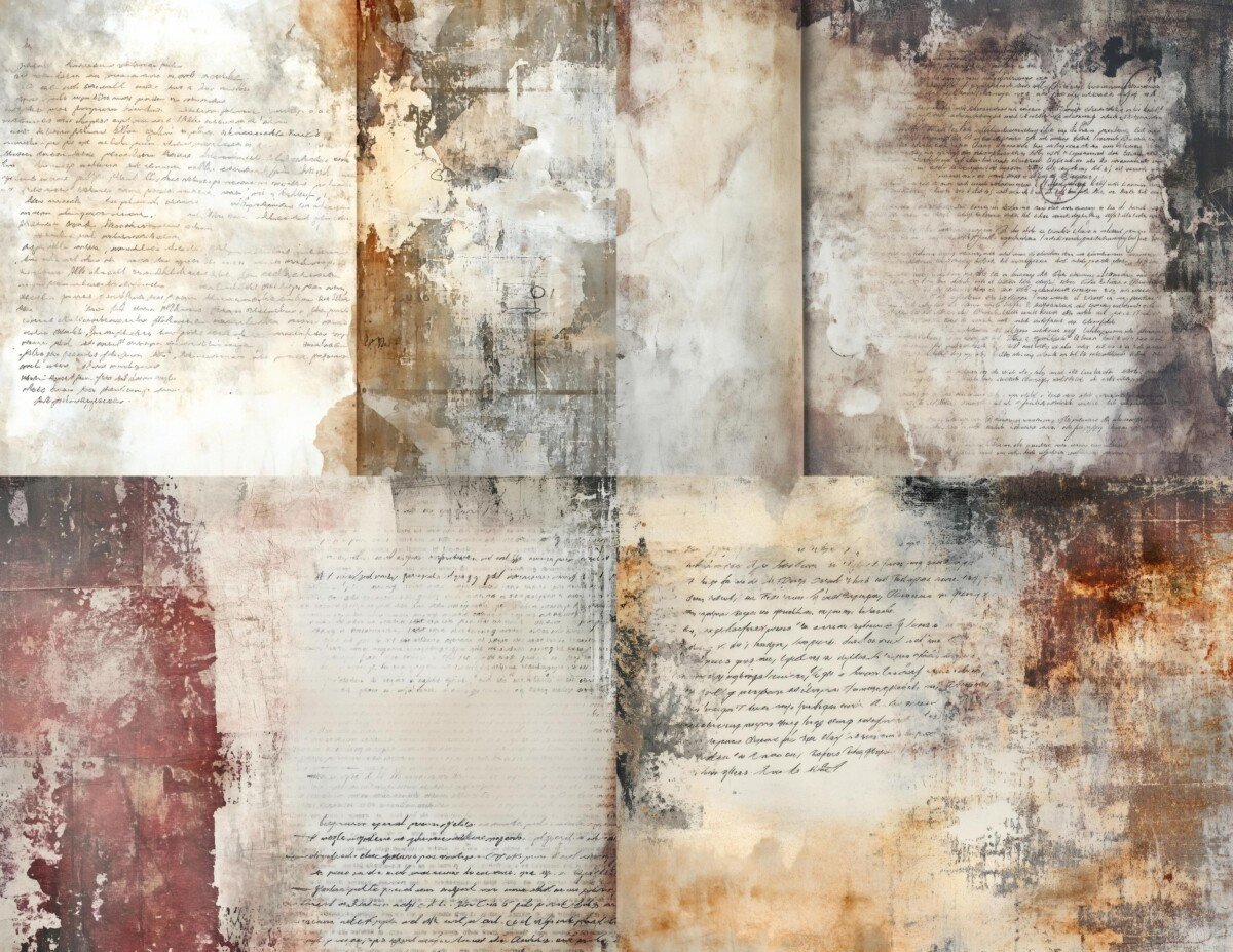 vintage – Vintage Rusted Metal Journal Pages