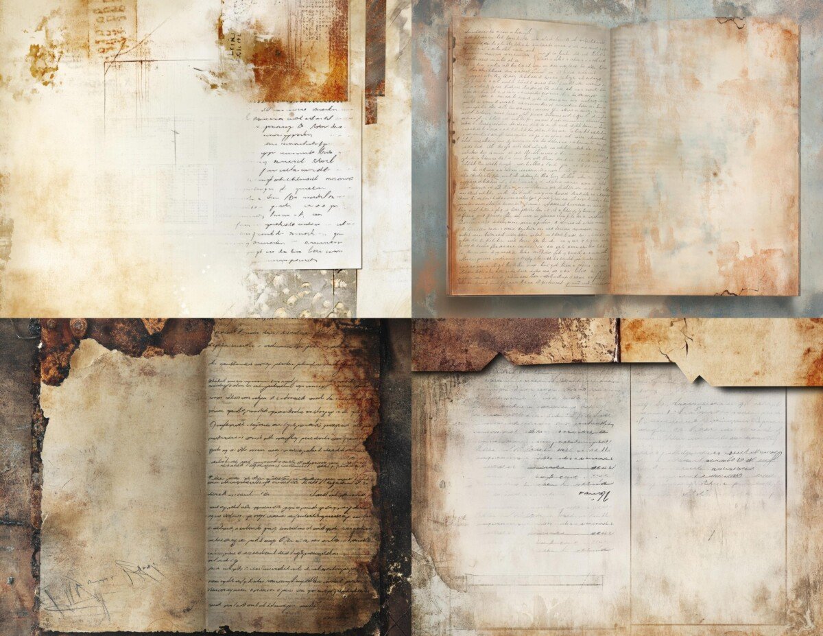 vintage preview 5 – Journal Pages
