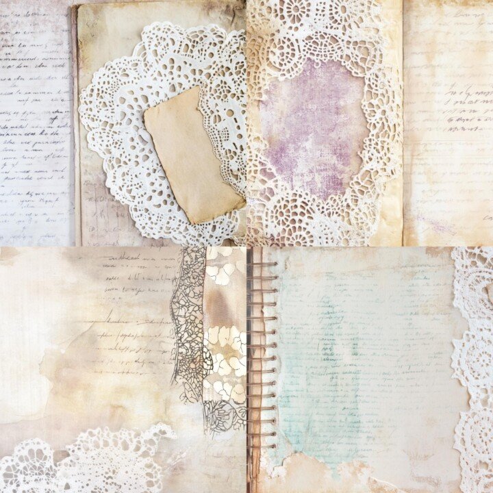 vintage preview 2 – Journal Pages