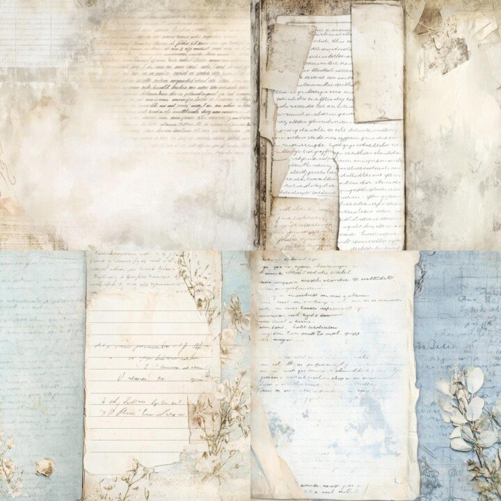 vintage preview 2 – Journal Pages