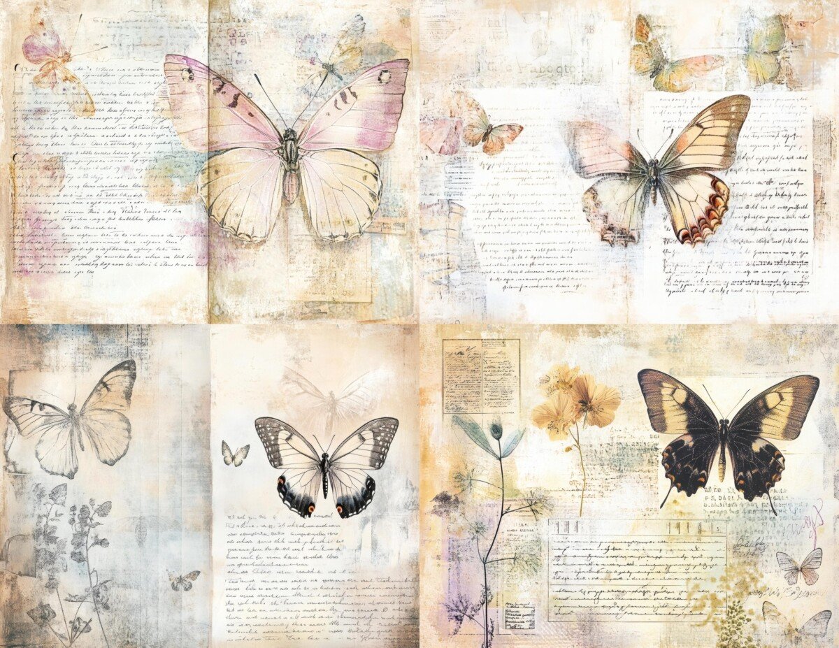 vintage preview 2 – Journal Pages
