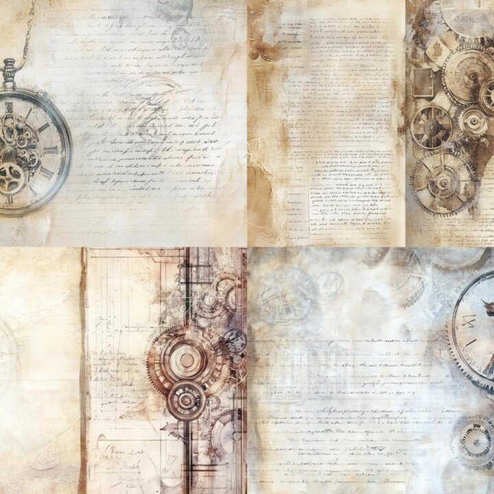 steampunk preview 2 – Journal Pages
